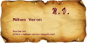 Méhes Veron névjegykártya